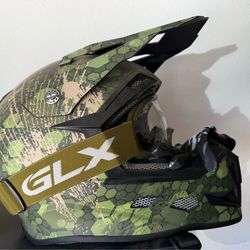 DOT certified Off-road youth motorcycle dirt bike helmet with dust glasses/goggles.