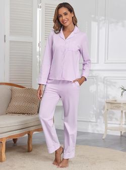 Veseacky 100% 2pc PJ Set-Lavender