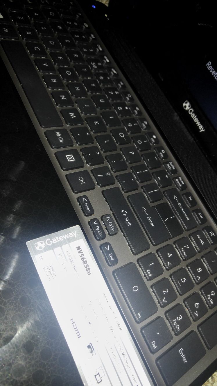 Gateway laptop