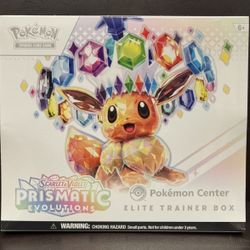 Prismatic Evolution Pokemon Center Exclusive ETB