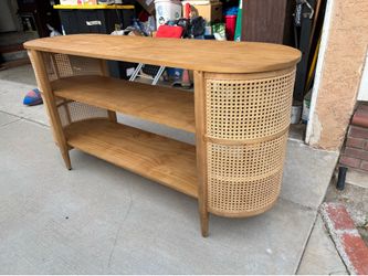 Wood Console Table