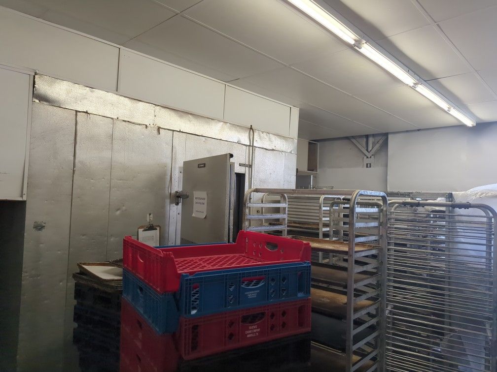 Empty Walk -In Fridge And Freezer Only