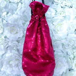 ✨ Y2K VICTORIA’S SECRET PINK SEQUINS TRAVEL CASE VS MAKEUP BAG VS CASE ✨