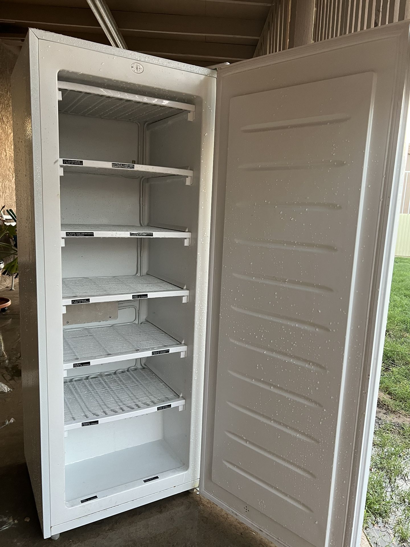 2 Thomson Stand Up Freezers For Sale