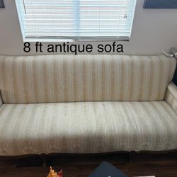 8 foot antique sofa