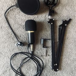Computer Condenser Podcast Microphone PC/ Gaming/Recording/Streaming Microphone