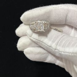 Mens 925 Sterling Silver Ring Size 9