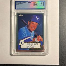 George Brett Topps Chrome Graded Baseball Card