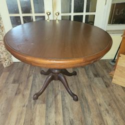 Solid Wood Round Dining Table
