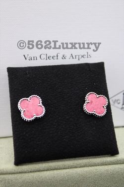 Pink Van Cleef Earrings 