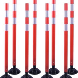 48" Traffic Cones 16-Pack with Heavy-Duty Spring Base - Road Safety & Parking Lot Delineators for Construction Zones, Highways - OrangeStar
