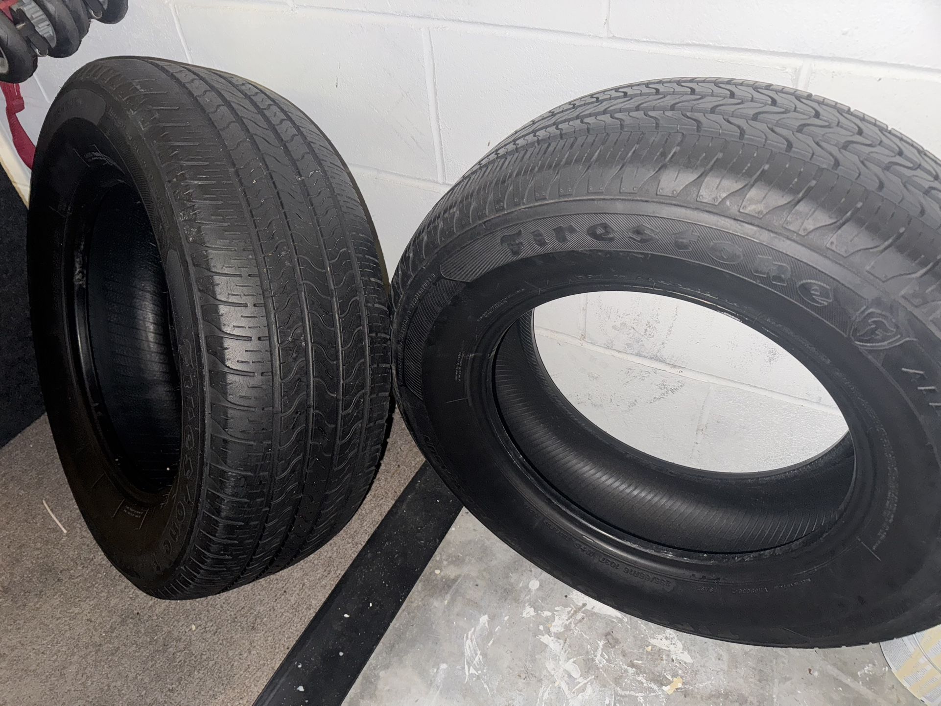  2 Firestone Tires For Cars 