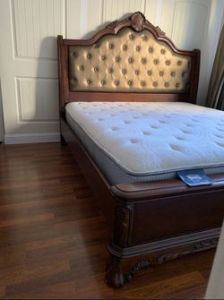 Cal King bed and mattress