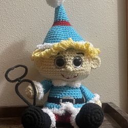 Hermey The Happy Elf Handmade Crochet