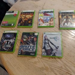 (6) Xbox 360 Games And (1) Unopened Xbox Game 