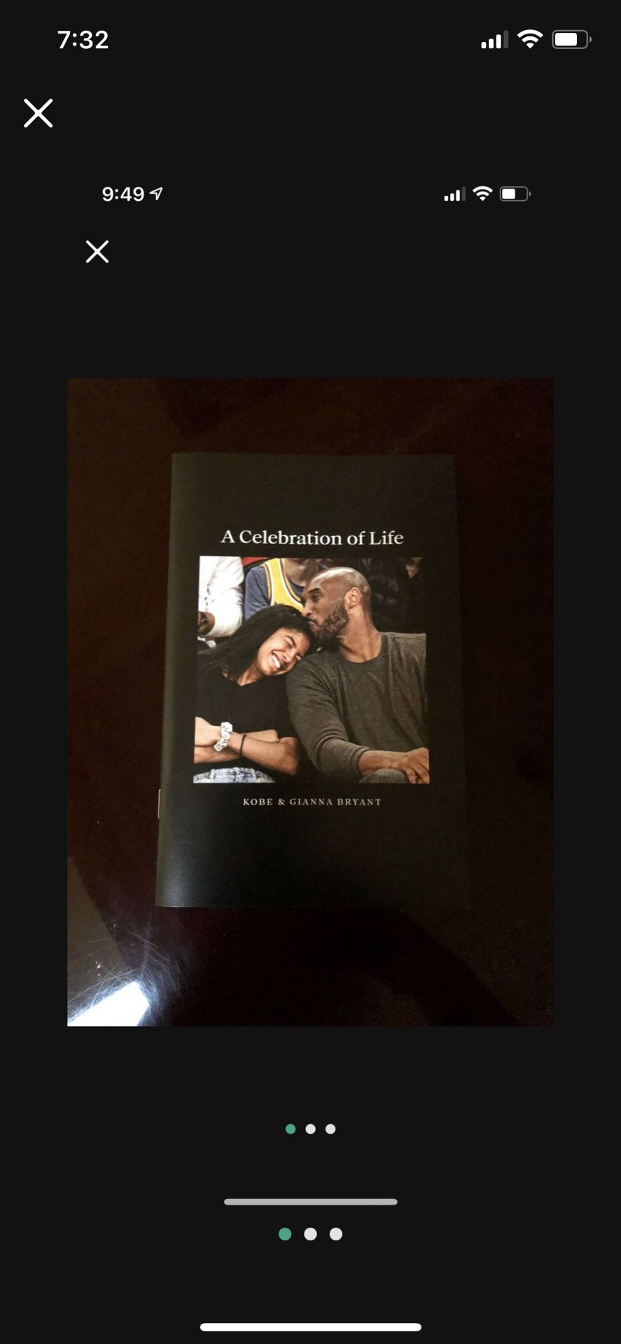 Kobe Bryant Memorial Book