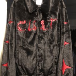 CULT OF INDIVIDUALITY Polar Fleece Jacket Sz. L/Black (NWT)