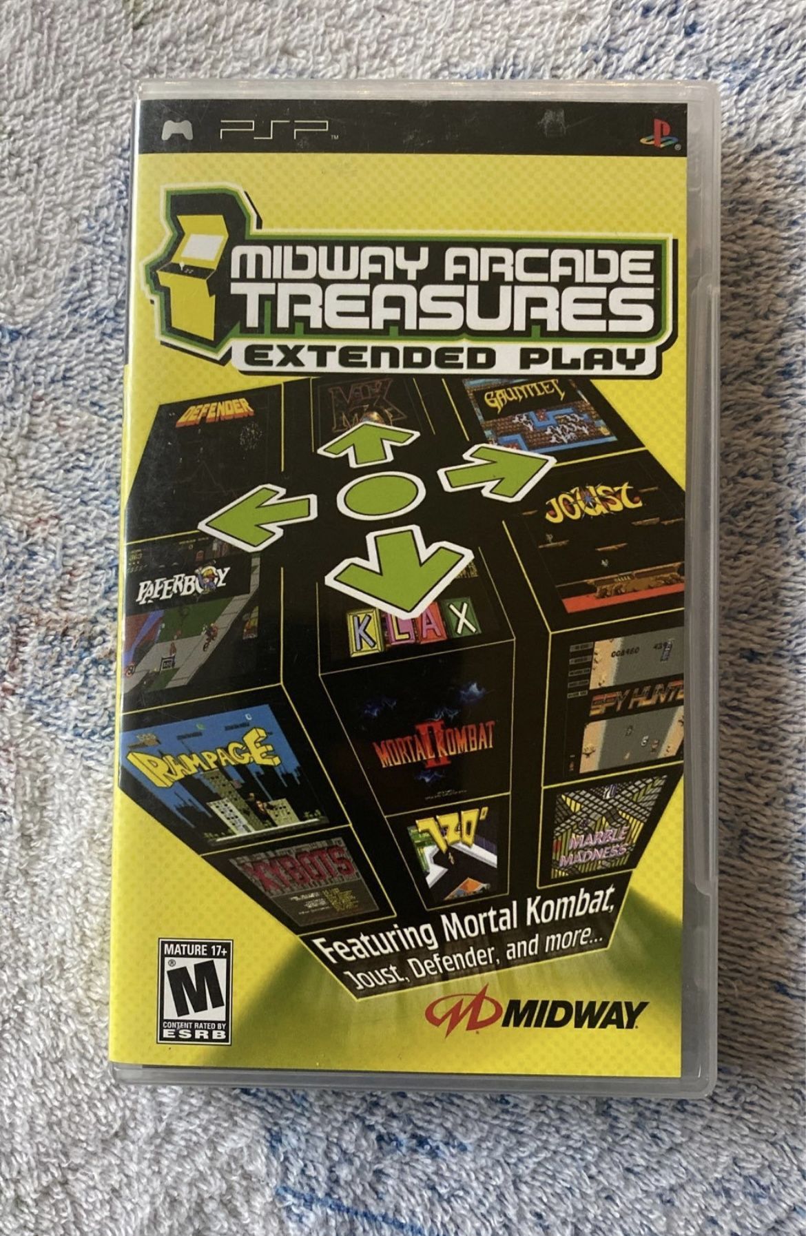 Midway Arcade Treasures: Extended Play (Sony PSP, 2005) excellent condition