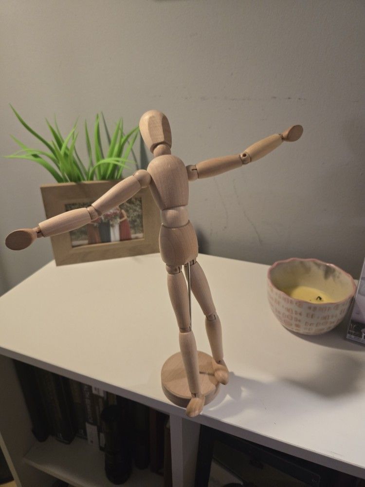 Ikea Wooden Statue