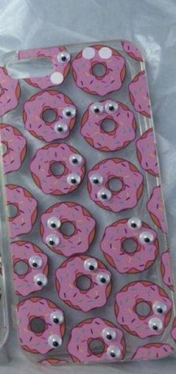 iPhone 6 Plus Donut Googly Eyes Case