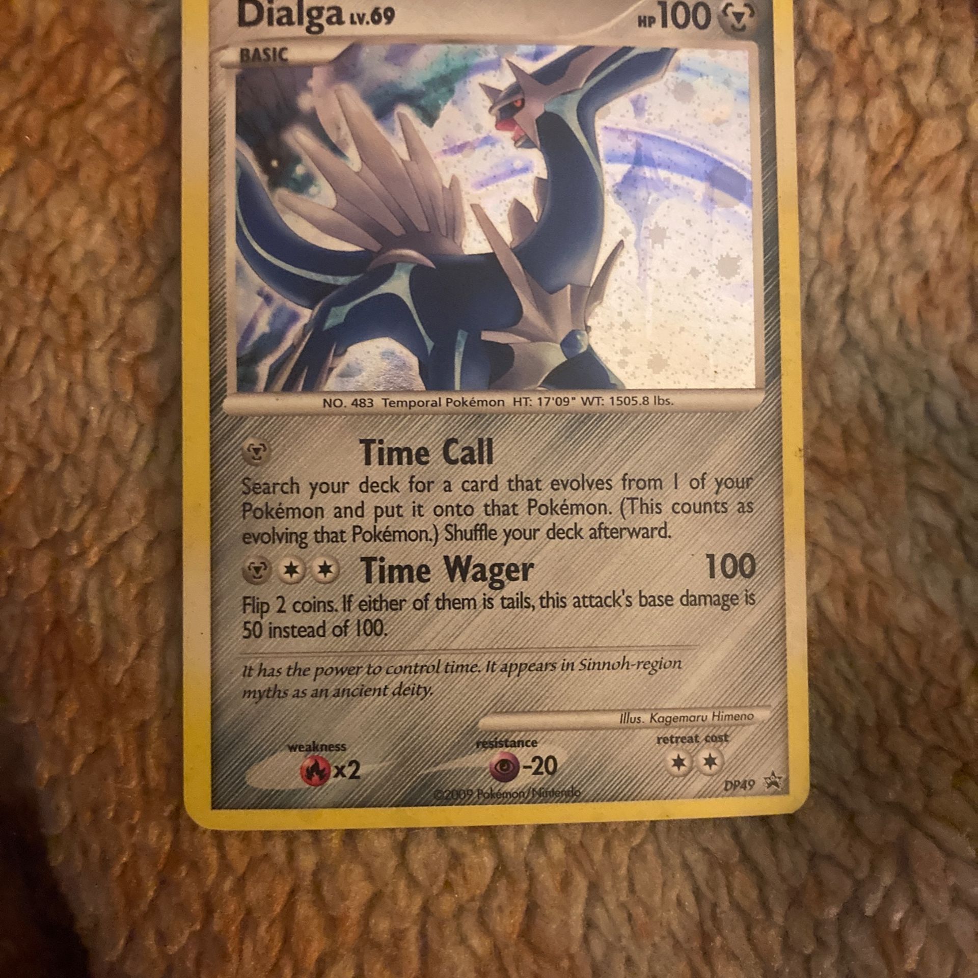 Dialga Pokémon Card