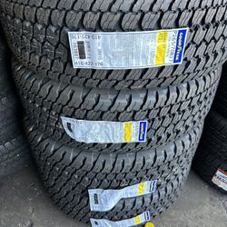 Set 265/70/17 Goodyear AT New Tires Mounted And Balanced Montadas Y Balanciadas Gratis