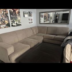 Sectional Couch and Ottoman