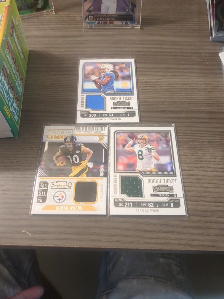 Nfl Patch Cards
