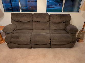 Reclining La-Z-Boy sofa