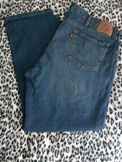 Mens Levi's 559 Blue Jeans 42x30