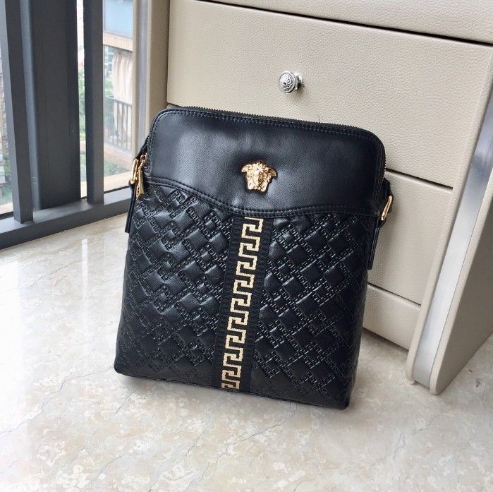 Versace Men's Briefcase Crossbody Bag