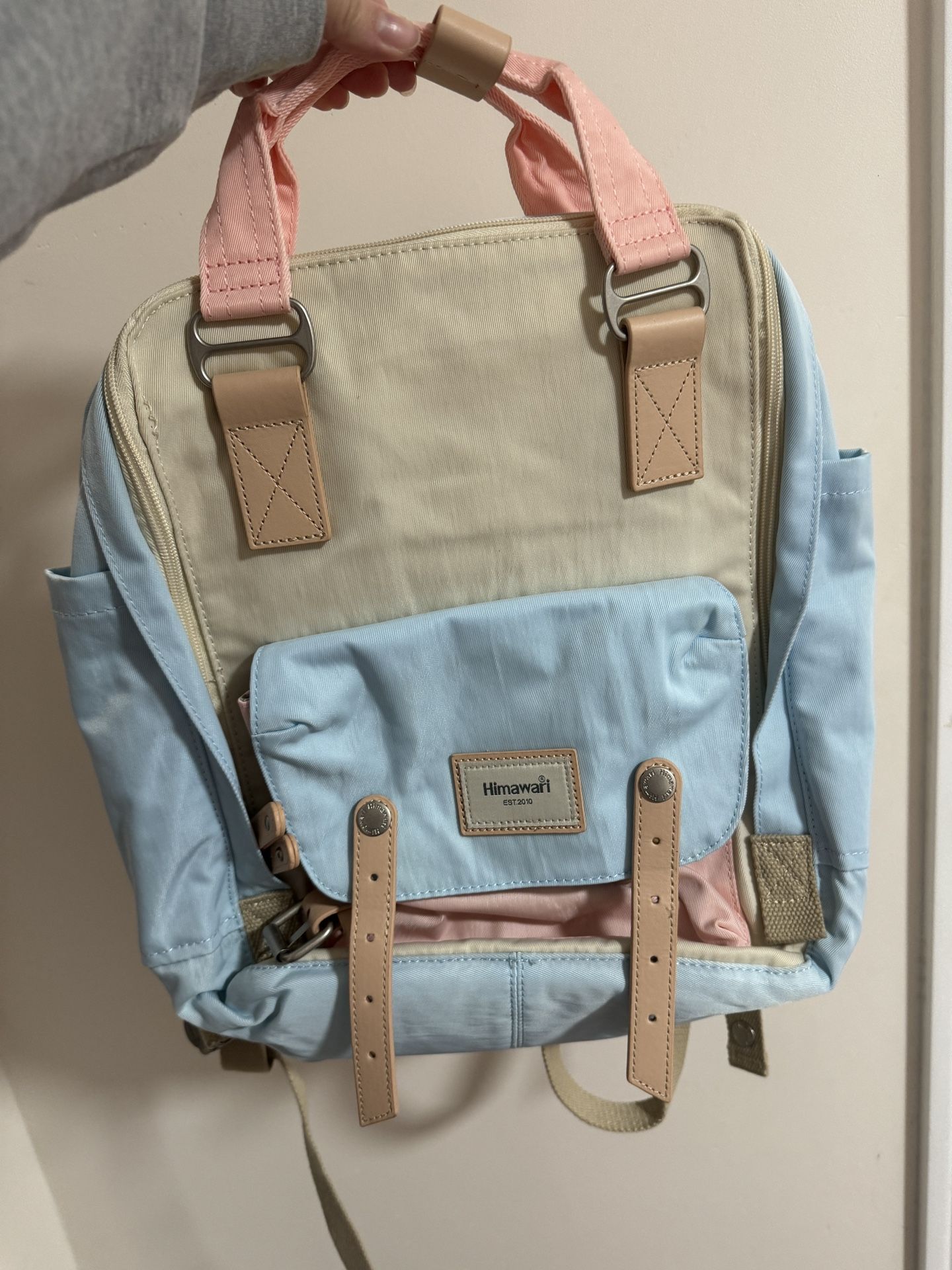 Blue & Pink Backpack