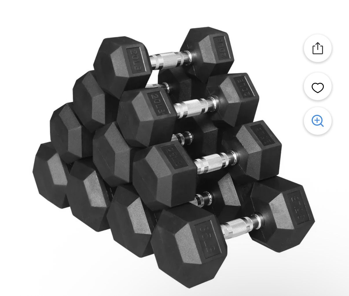 300 Lbs Dumbbells Set 