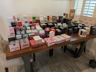 Men's colognes and women's perfumes