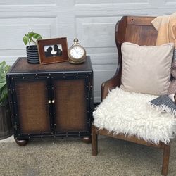 Chair With Small Cabinet