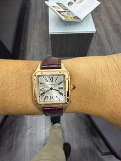 Cartier santos dumont large size wgsa0021 rose gold