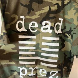 Supreme Camo Dead Prez Shirt L