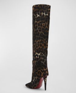 Christian Louboutin Boot Heels In leopard