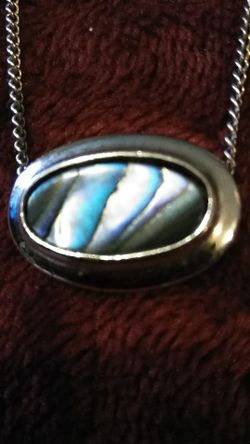 Vintage Avon Abalone Necklace