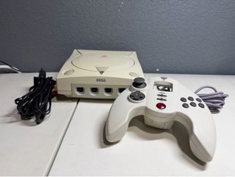 Sega Dreamcast White W/Third Party Controller, Tested/Working