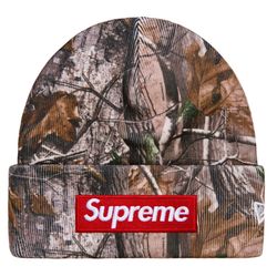 Supreme Box Logo Beanie Real Tree Camo