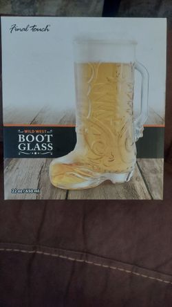 Wild West Boot Glass 22oz/650ml