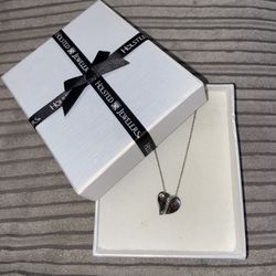 Holster Jewelers- Silver Heart Shaped Necklace 