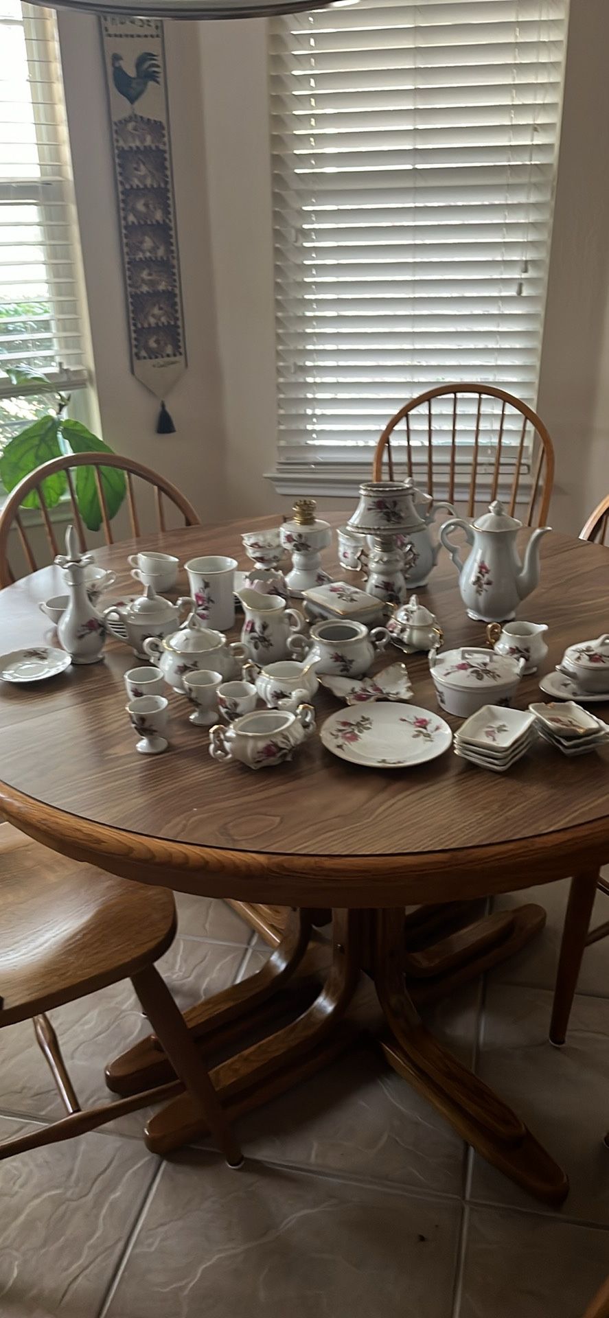Vintage Moss Rose China