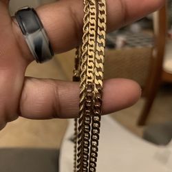 Gold layered nekclaces ($45 each)