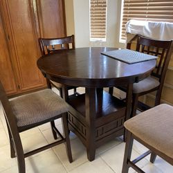 Breakfast Table With 4 Chairs 