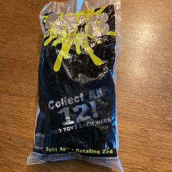 Burger King Kids Club Collectable Toy Men In Black Split Apart Rotating Zed