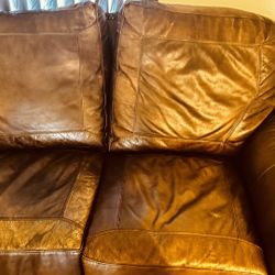 Real Leather Couch 