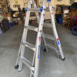 Werner 17ft. Aluminum Multi-Position Pro Ladder (300 lb. Capacity)