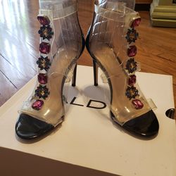 Aldo Montesegale 90 - Jeweled  Shoes Size 7